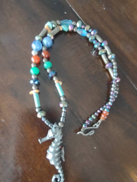 Seahorse Necklace/ Seahorse Jewelry/ Seahorse Ite… - image 3