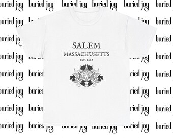 Camiseta Salem, Massachusetts 1626 / Camiseta histórica de Salem