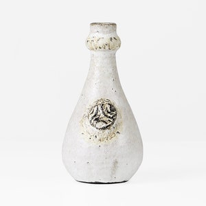 Vintage pottery vase 70s Denmark signed