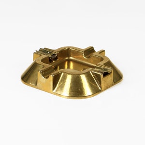 Vintage brass ashtray German 90s