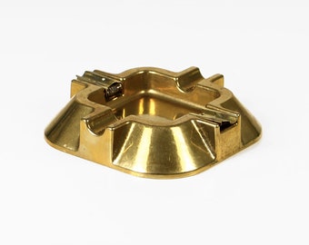 Vintage brass ashtray German 90s