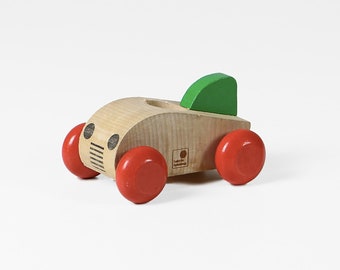 Vintage Wood Bead and Spool String Toy - Etsy