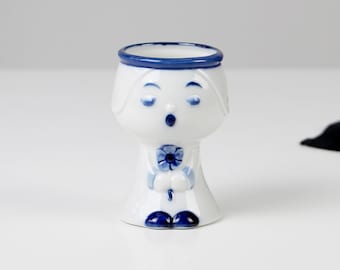 Maceta vintage con forma de cabeza de mujer de los años 70 – Maceta de cerámica con forma de busto – Decoración bohemia – Maceta retro
