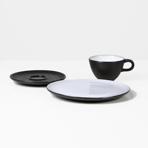 Vintage trio set plates & mug by Ceramano 70s