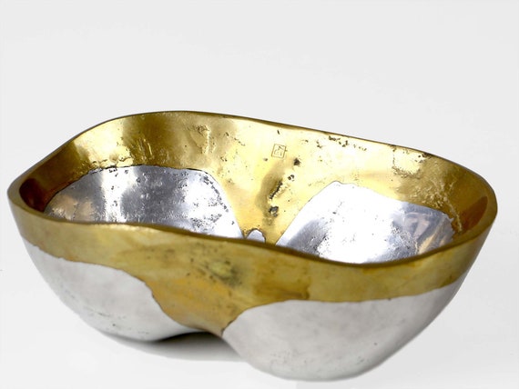 Vintage Bowl by David Marshall 70s Brutalist Design - Etsy