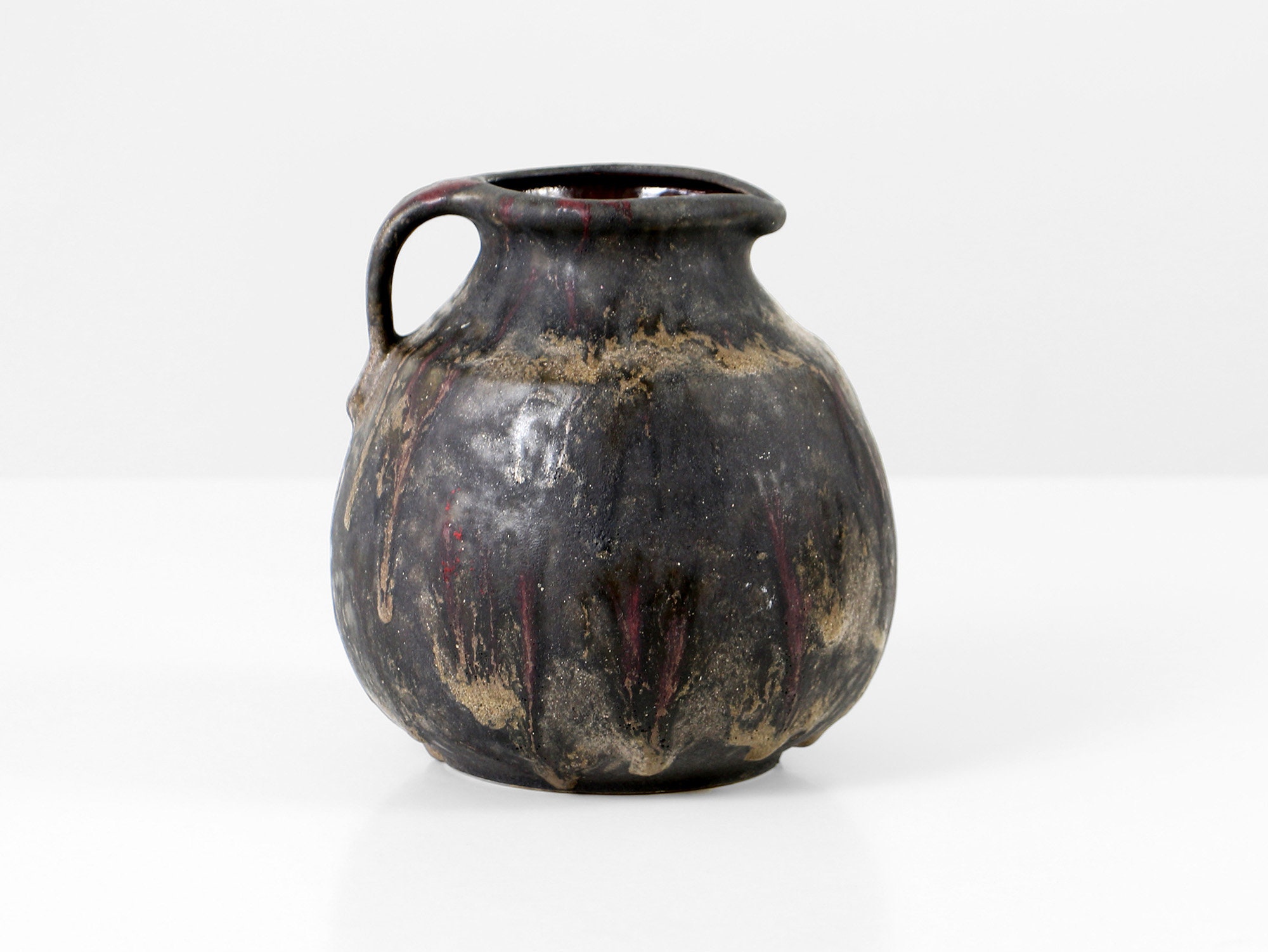 Ruscha Art 70年代のヴィンテージ陶器の花瓶 - Etsy 日本