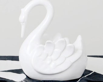 Vintage swan planter Portugal 70s