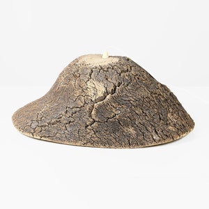Vintage korklampskärm 70-tals taklampa