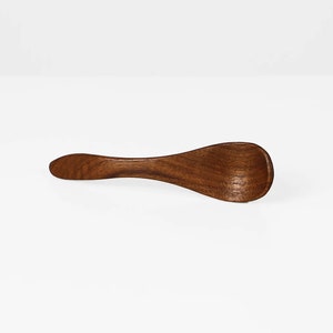 Vintage Teak Serving Spoon: 1960s Danish Mid Century Modern Kitchenware