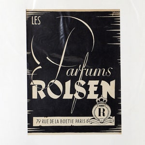 French Vintage advertising print original 1946