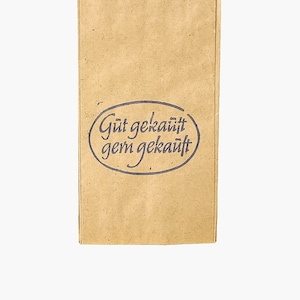 Vintage DDR Paper Gift Bag Set: 1960s East German Retro Collectible