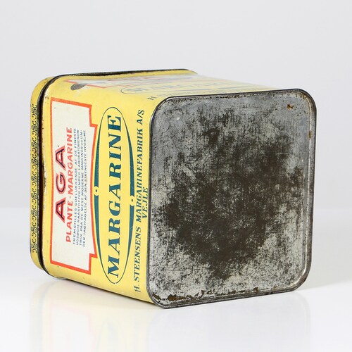 Vintage tin shops canister Denmark