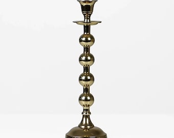 Vintage brass candlestick 60s Mid Century modern