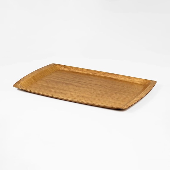 Vintage Silva Sweden Serving Tray 1960s – Scandinavian Veneer Wood