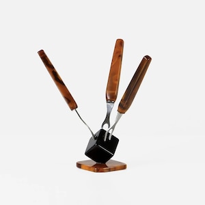 Vintage party forks set 60s Mid Century