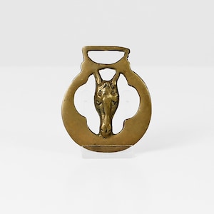 Vintage messing flesopener paardenhoofd