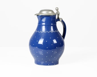 青い装飾の陶器ピッチャー il_340x270.2784443889_3tl0.jpg
