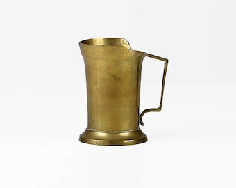 Vintage brass jug 60s Mid Century modern