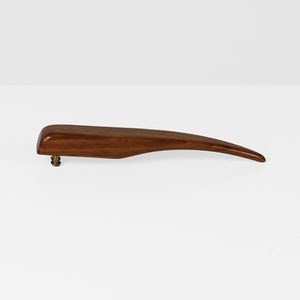 Vintage Teak Bottle Opener: Mid Century Danish Bar Tool