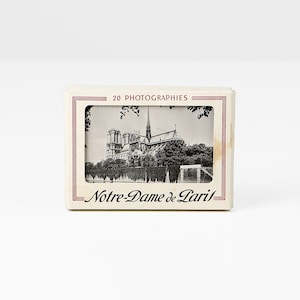 Vintage Paris Photographies Notre Dame Photo Collection Box