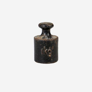 Vintage Iron Weight 1 Kilo Antique Rare Home Decor