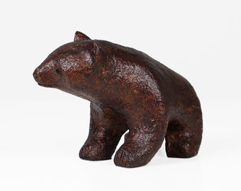 Vintage Bear Figurine by Carl Roos for Hammerdal Sweden – 1960s Mid Century Scandinavian Sculpture