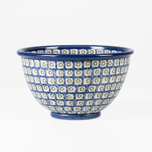 Vintage ceramic serving bowl by Bunzlauer pottery Germany - middle size