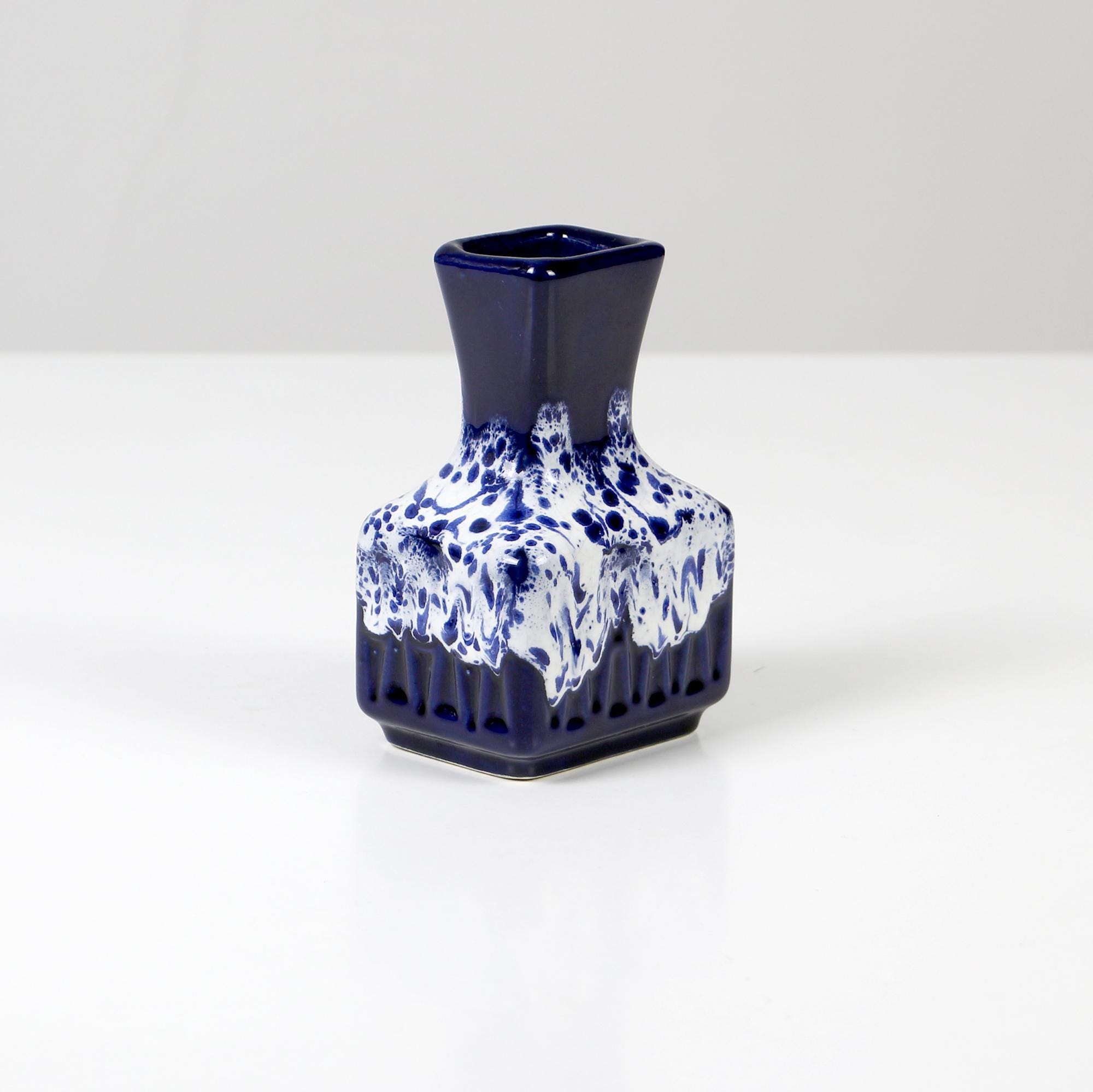 A Vintage 1970s Scheurich Vase, West German Pottery, Fat
