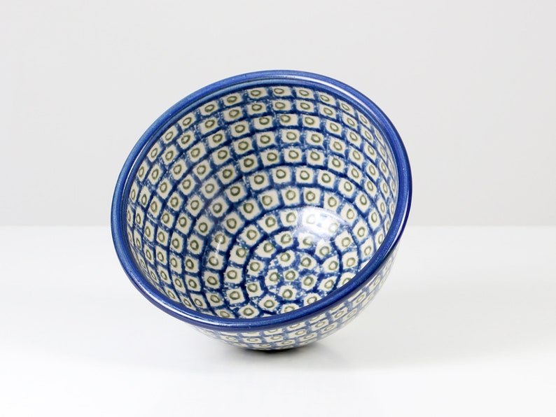 Vintage ceramic serving bowl by Bunzlauer pottery Germany middle size image 5