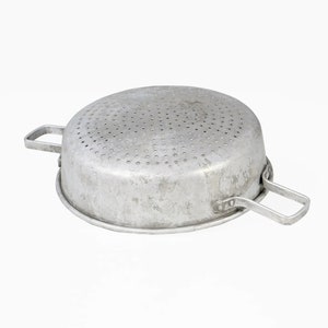 Vintage metal colander 50s