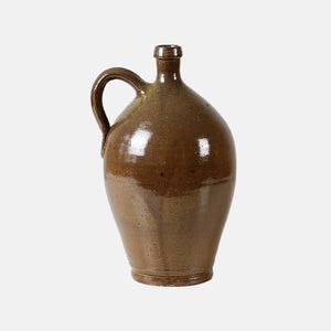 Wazon ceramiczny Vintage Studio Pottery z lat 60. XX wieku – wazon ceramiczny w stylu Mid Century Modern z uchwytem