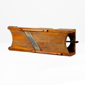 Vintage wood kitchen grater original antique home decor