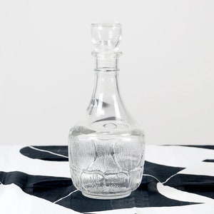 Vintage glass carafe made in Denmark 70s