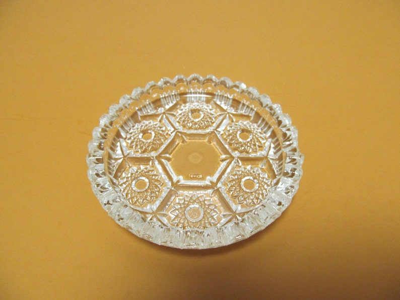 Vintage Set of 6 Individual Glass Ashtrays / 1980's Etsy