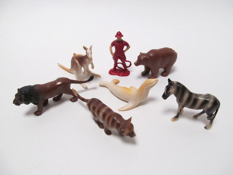 Vintage Bergen Beton Circus Figures 1950's Plastic Circus Animals Bergen Toy & Novelty Co. Inc Vintage Toys Made in USA Miniature Toys Toys & Games Vintage Bergen Beton Circus Figures 1950's Plastic Circus Animals Bergen Toy & Novelty Co. Inc Vintage Toys Made in USA Miniature Toys Toys & Games