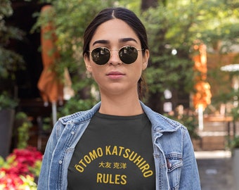 El Monster Squad Parody Katsuhiro Otomo Reglas Akira Unisex Camiseta ligera de moda