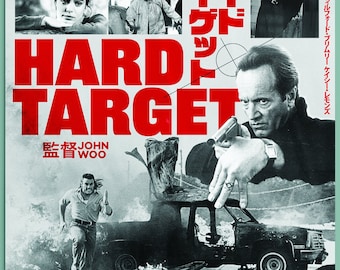 Hard Target Alternative Japanese Movie Poster Print