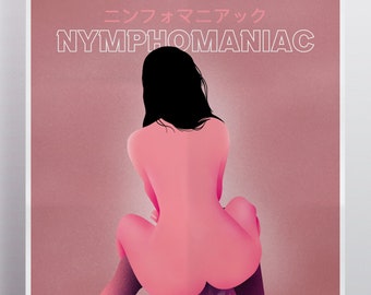 Nymphomaniac Alternative Movie Poster Premium Matte Art Print (Japanese)