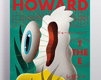 Howard the Duck Alternative Movie Premium Matte vertical Poster (Japan)