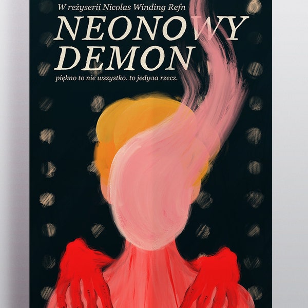 The Neon Demon Alternative Polish Movie Poster Premium Matte Art Print