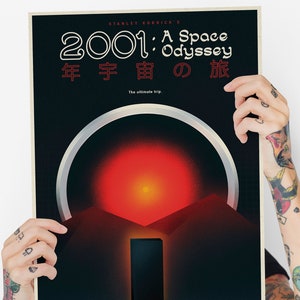 2001: Una película alternativa de Space Odyssey Poster Premium Matte Art Print (Japonés)