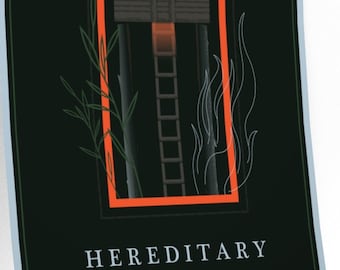 Ari Aster Hereditary Horror Alternative Minimalist Movie Print Premium Matte vertical posters