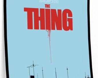 The Thing, John Carpenter, Minimalist Alternative Movie Poster