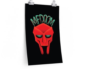 MF DOOM Premium Matte vertical posters