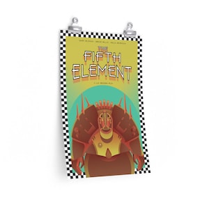 The Fifth Element Alternative Movie Poster Premium Art Print