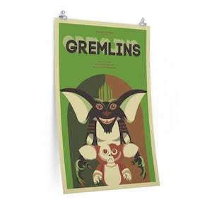 Gremlins Alternative Movie Poster Minimalism Art Print image 1