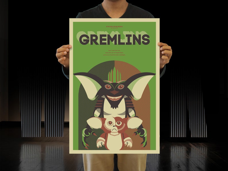 Gremlins Alternative Movie Poster Minimalism Art Print image 4