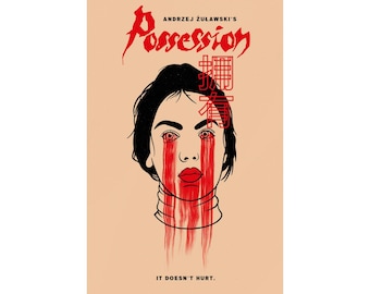Minimalist Horror Movie Poster Possession | Zulawski Film Art Print | Arthouse Cinema Wall Decor