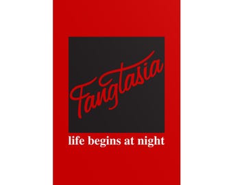 Fangtasia life begins at night Poster | Rolled Poster