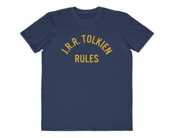 La parodia de Monster Squad J.R.R. Tolkien rules Unisex Lightweight Fashion Tee